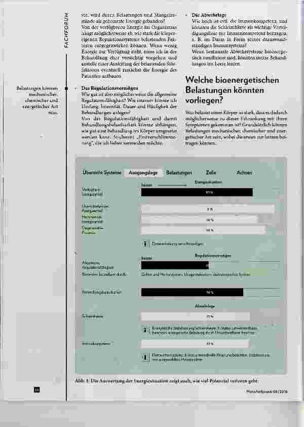Vorschauseite 2: Biophysikalische Ganzkörper-Diagnostik