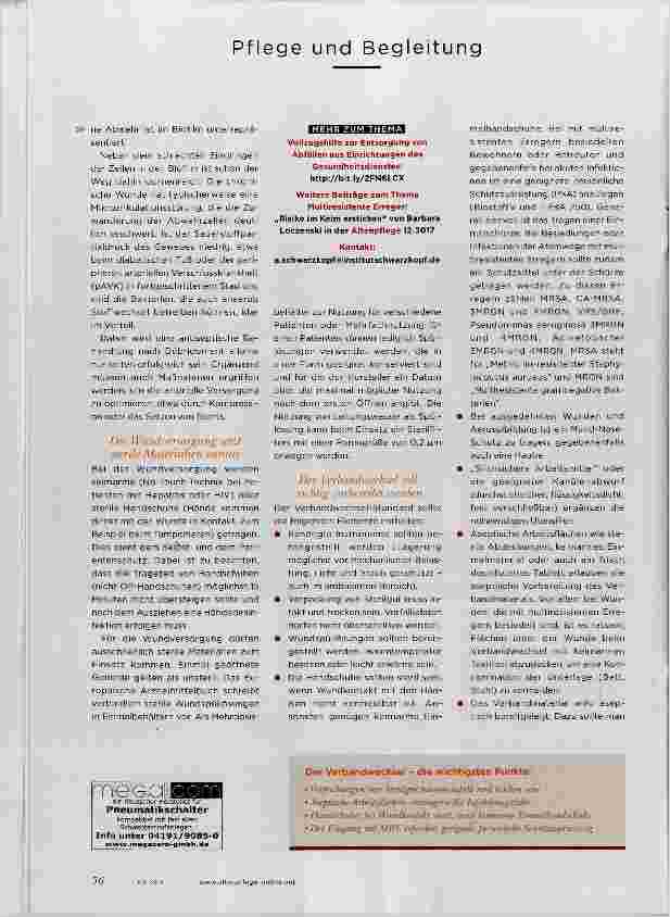 Vorschauseite 3: Von Wunden und BAKTERIEN
