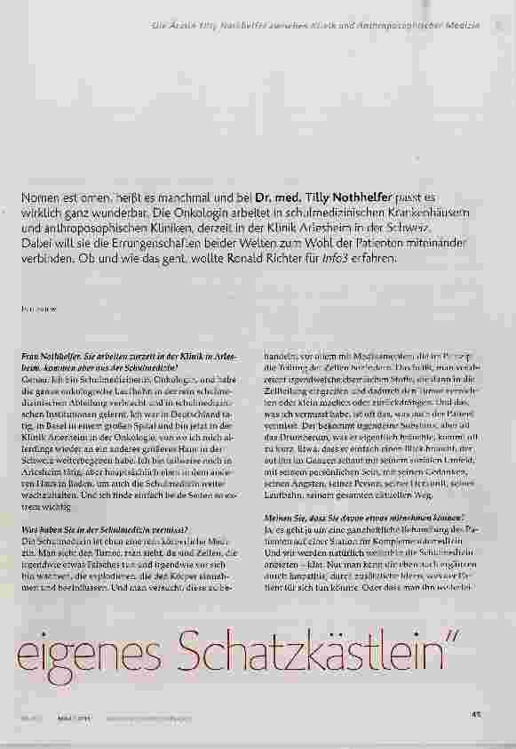 Vorschauseite 2: Der Patient ist sein eigenes Schatzkästchen