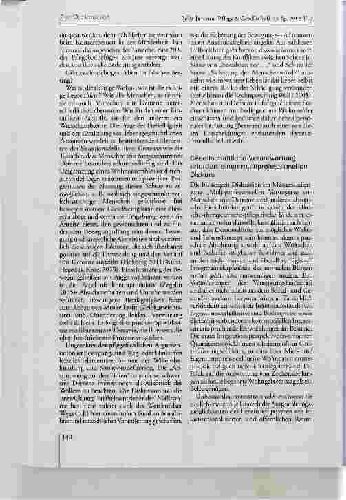 Vorschauseite 6: Demenzdörfer im Spannungsfeld von Segregation und Integration