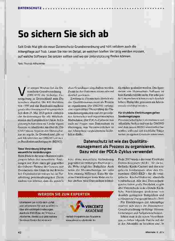 Vorschauseite 1: So sichern Sie sich ab
