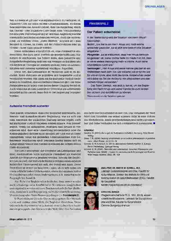 Vorschauseite 3: Kulturelle Fremdheit und Diversität am Lebensende