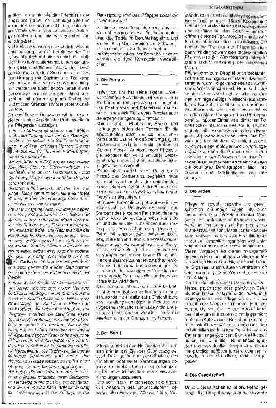 Vorschauseite 2: Die Probleme der Pflegenden