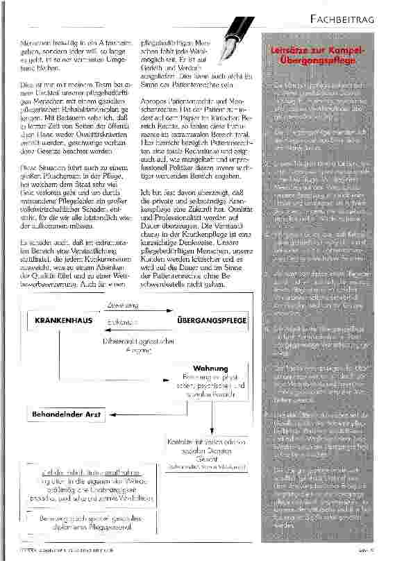 Vorschauseite 2: Eine Erfolgsstory aud dem extramuralen Bereich