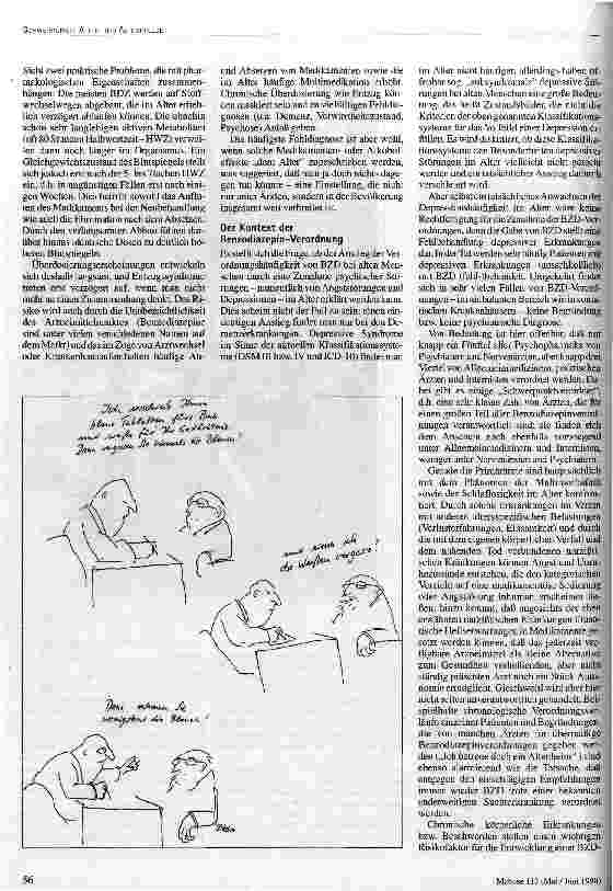 Vorschauseite 4: Man kann ja doch nichts dagegen tun? Sucht und Mißbrauch bei alten Menschen