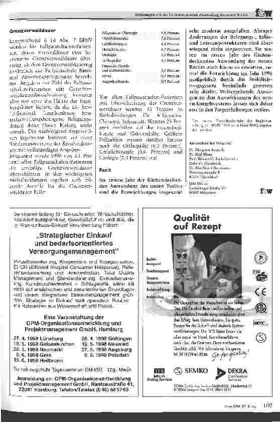 Vorschauseite 4: Erfahrungen mit der flächendeckenden Anwendung des neuen Rechts