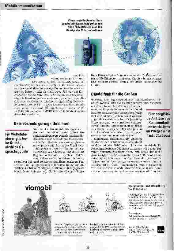 Vorschauseite 2: Wellenbewegung Mobilkommunikation in Pflegediensten nach Maß