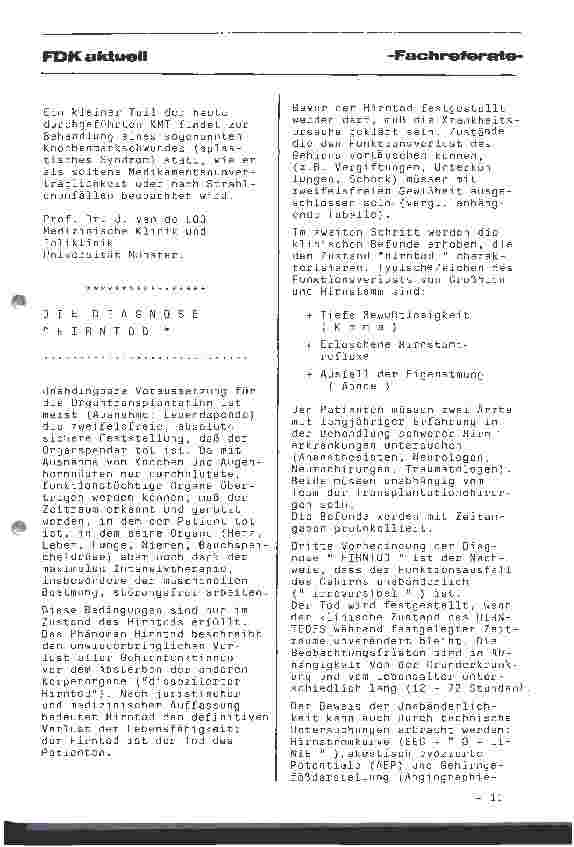 Vorschauseite 2: Knochenmarktransplantation