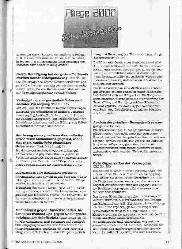 Vorschauseite 2: Gemeindekrankenpflege 2000