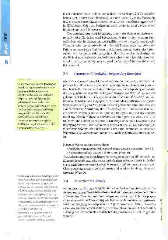 Vorschauseite 4: Pusher-Symptomatik