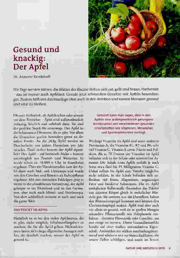 Vorschauseite 1: Gesund und knackig: Der Apfel