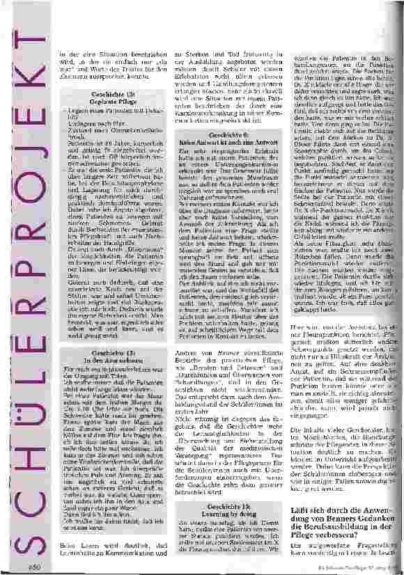 Vorschauseite 5: Wie erleben Auszubildende ihre Arbeit? Kann Benners Forschungsansatz die Pflegeausbildung qualitätiv verbessern?