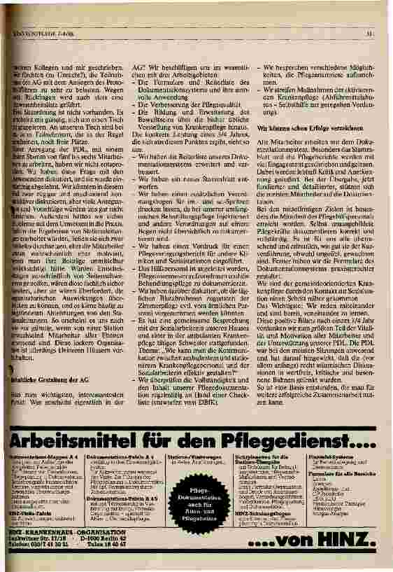 Vorschauseite 3: Eine AG Pflegedokumentation entsteht Gründung und organisation einer innerbetrieblichen Arbeitsgruppe