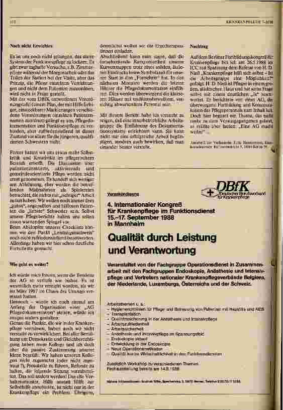 Vorschauseite 4: Eine AG Pflegedokumentation entsteht Gründung und organisation einer innerbetrieblichen Arbeitsgruppe