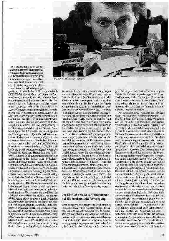 Vorschauseite 2: Qualitätssicherung im niedergelassenen Bereich Aber: Haben wir eine Theorie der optimalen medizinischen Versorgung?