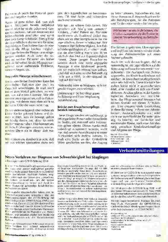 Vorschauseite 2: Der Jugendliche im Kinderkrankenhaus - Besonderheiten bei der Pflege und Betreuung