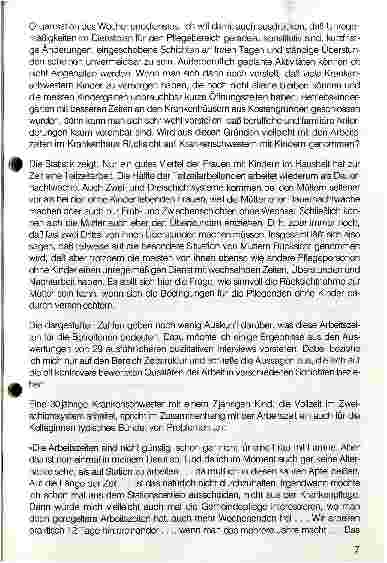 Vorschauseite 3: Arbeitszeitstrukturen im Pflegeberuf - Auswirkungen auf Gesundheit und Privatleben