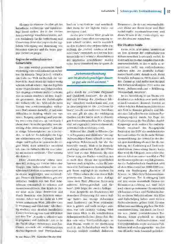 Vorschauseite 2: Mit der Geburt(shilfe) fing alles an