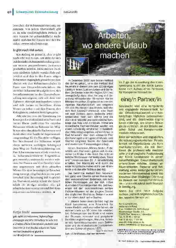 Vorschauseite 5: Mit der Geburt(shilfe) fing alles an