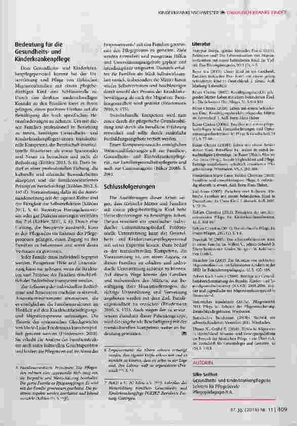 Vorschauseite 5: Die Lebenswelt türkischer Migrantenfamilien mit einem pflegebedürftigen Kind
