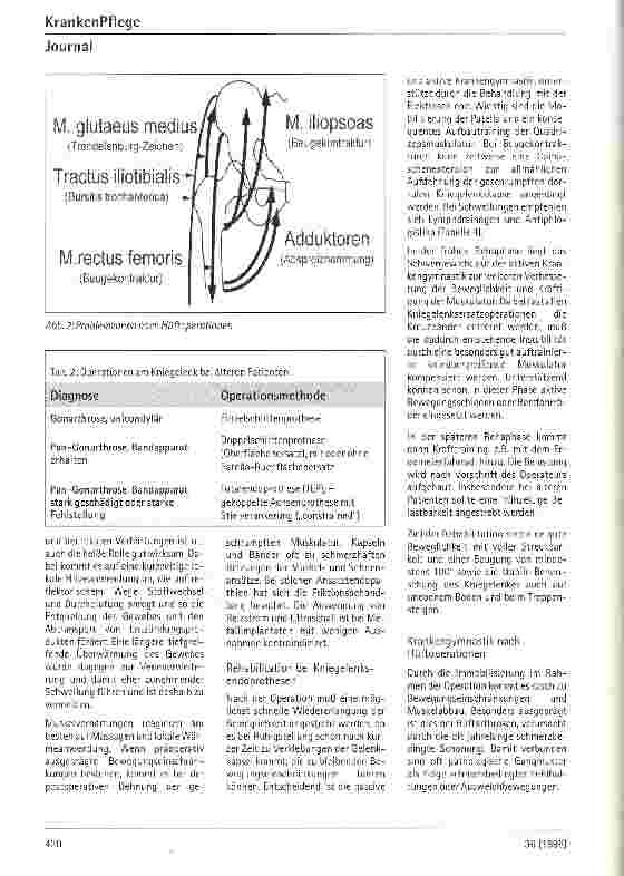 Vorschauseite 3: Geriatrische Rehabilitation nach Operationen an Hüftund Kniegelenk