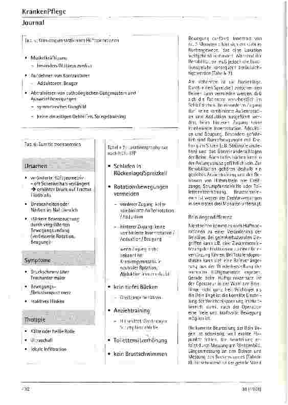 Vorschauseite 5: Geriatrische Rehabilitation nach Operationen an Hüftund Kniegelenk