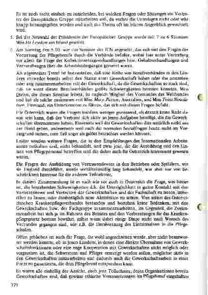 Vorschauseite 2: Zusammenfassende Ergebnisse der Konferenz der europäischen Pflegegruppe vom 7. bis 9. Oktober 1978 in Wien