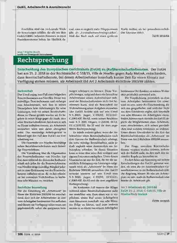 Vorschauseite 2: Literatur zum GuKG