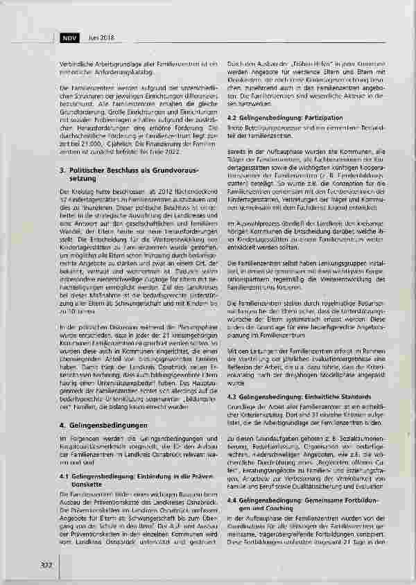 Vorschauseite 2: Familienzentren im Landkreis Osnabrück
