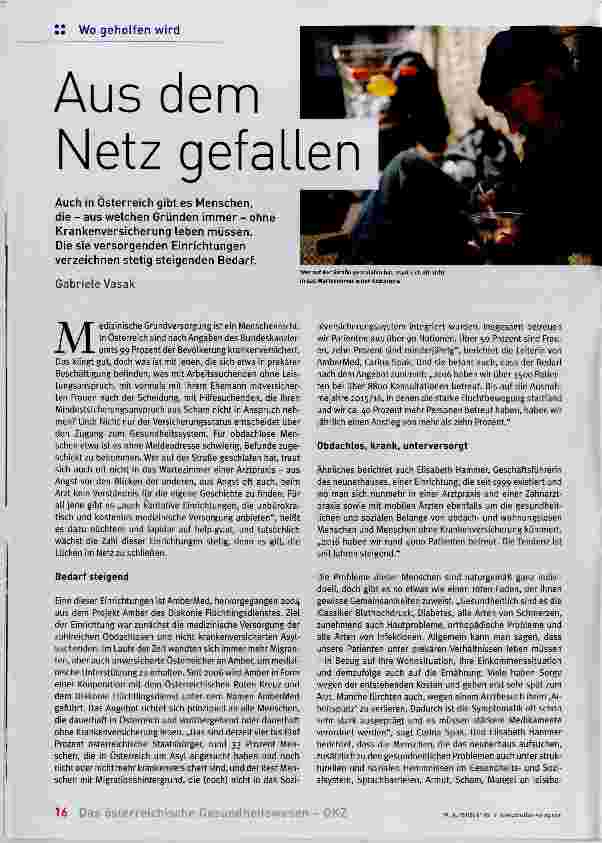 Vorschauseite 1: Aus dem Netz gefallen