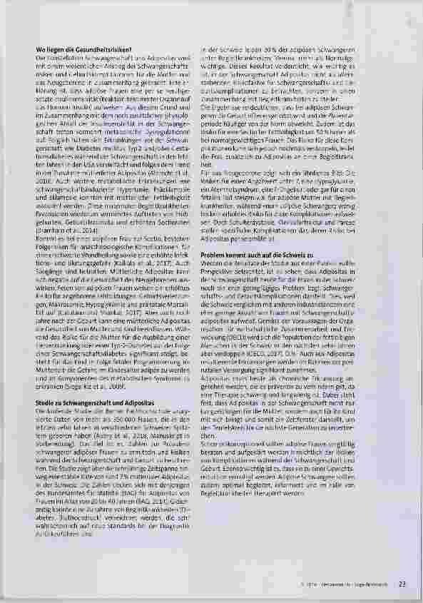 Vorschauseite 2: Adipositas in der Schwangerschaft untersucht