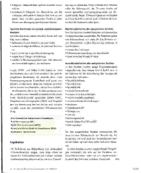 Vorschauseite 4: Evidenz und Behandlungsstrategien konservativer Behandlung bei lumbalem Rückenschmerz