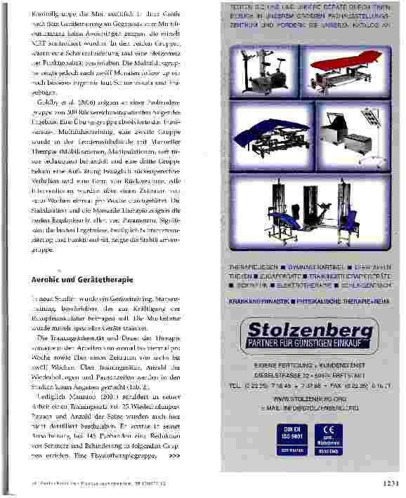 Vorschauseite 6: Evidenz und Behandlungsstrategien konservativer Behandlung bei lumbalem Rückenschmerz