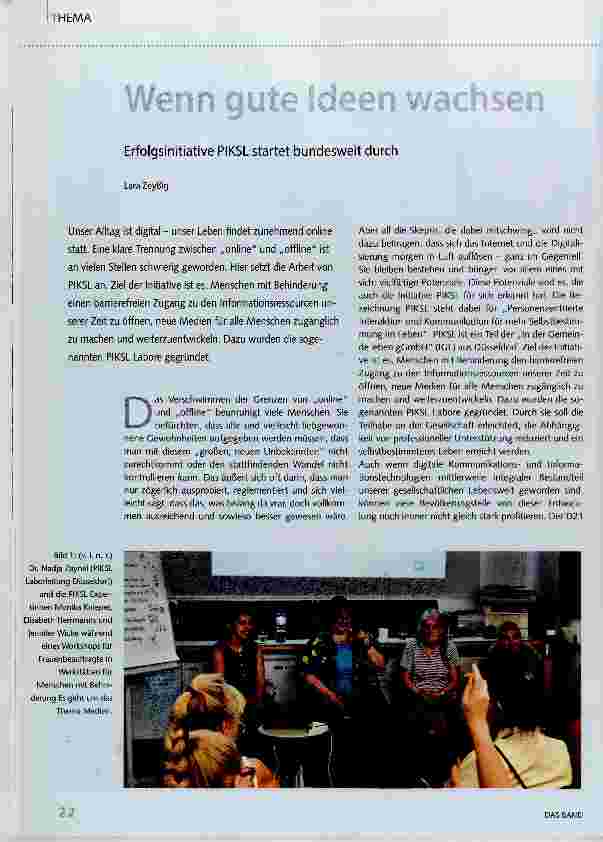 Vorschauseite 1: Wenn gute Ideen wachsen
