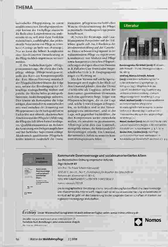 Vorschauseite 3: Was tun gegen den Fachkräftemangel in der Pflege?