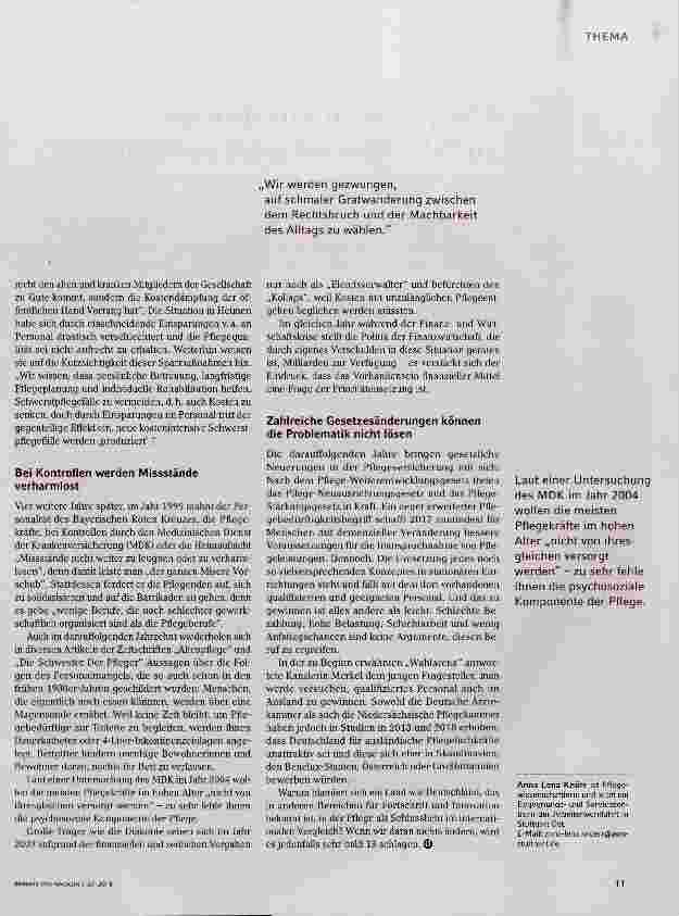 Vorschauseite 2: „Fünf vor zwölf ist es schon seit Jahrzehnten