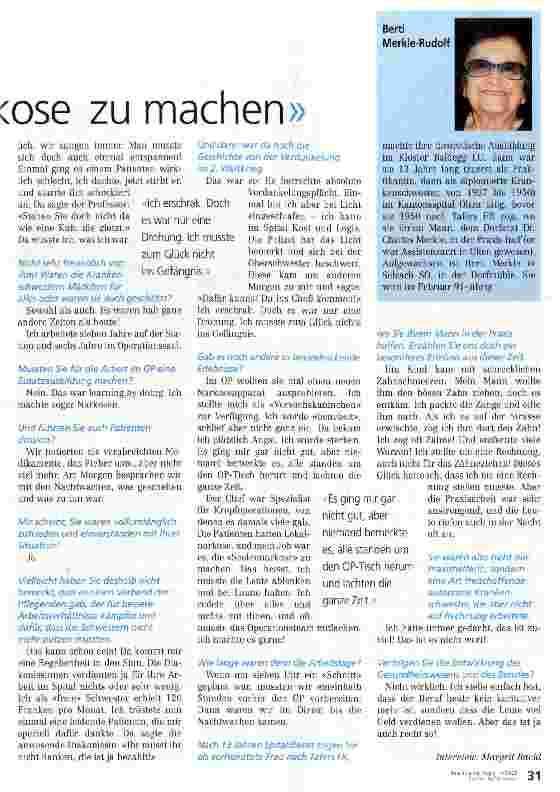 Vorschauseite 2: Mein Job war es, die Seelennarcose zu machen