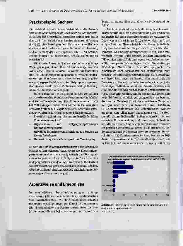 Vorschauseite 2: Verzahnung von Arbeitsförderung und Gesundheitsförderung