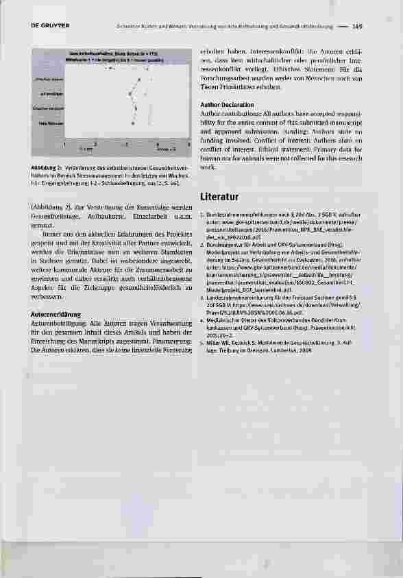Vorschauseite 3: Verzahnung von Arbeitsförderung und Gesundheitsförderung