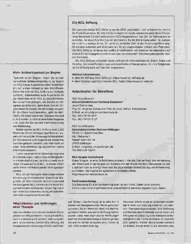 Vorschauseite 2: Demenz schon im Kindesalter