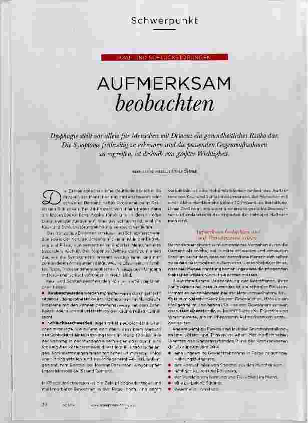 Vorschauseite 1: AUFMERKSAM beobachten