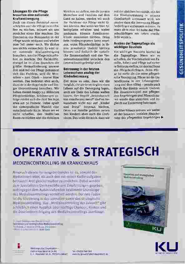 Vorschauseite 2: Pflege der Zukunft