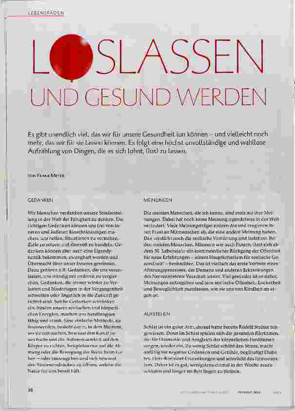 Vorschauseite 1: Loslassen und gesund werden