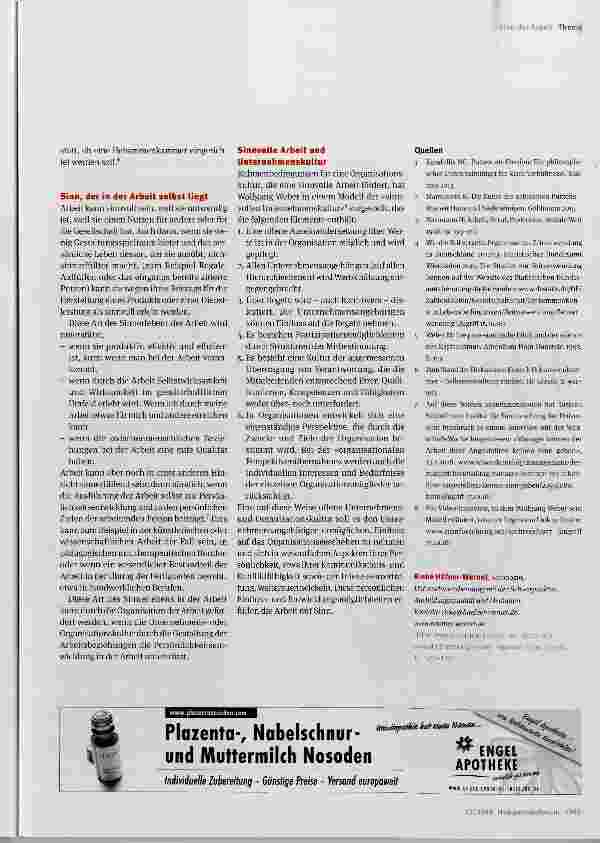 Vorschauseite 5: Sinn und Arbeit - was macht eine sinnvolle Berufstätigkeit aus?