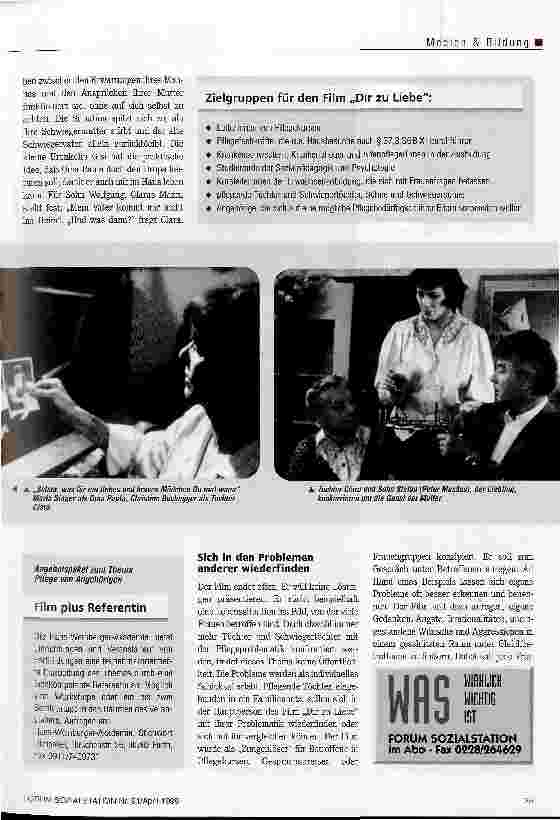 Vorschauseite 2: Gefangen im Familiennetz Pflegende Angehörige