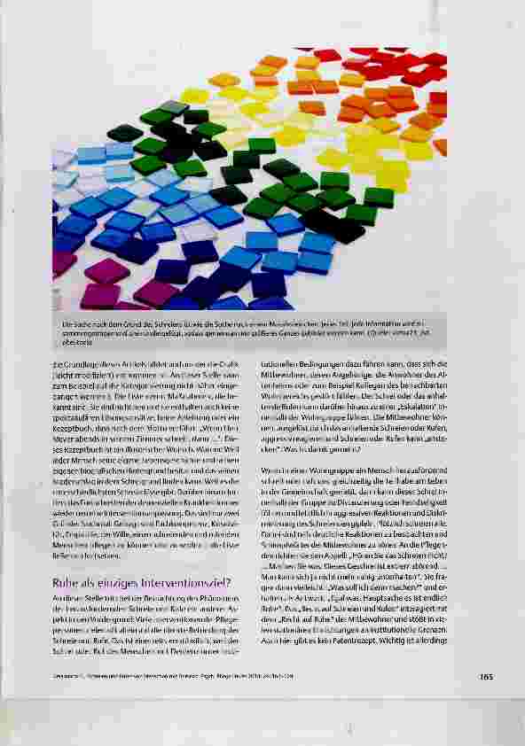 Vorschauseite 4: Schreien und Rufen von Menschen mit Demenz