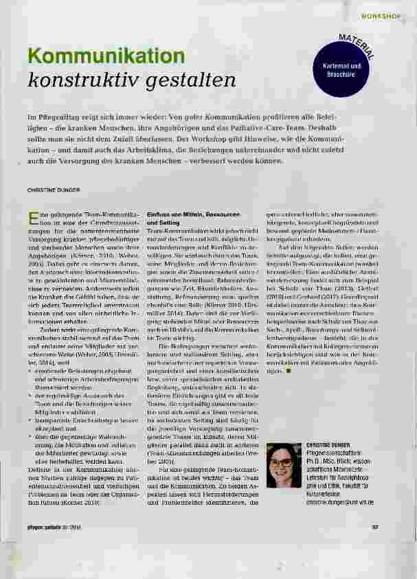 Vorschauseite 1: Kommunikation konstruktiv gestalten