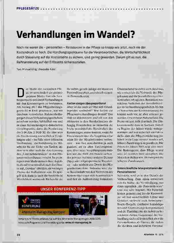 Vorschauseite 1: Verhandlungen im Wandel?