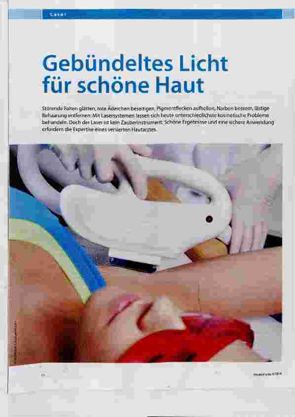 Vorschauseite 1: Gebündeltes Licht für schöne Haut