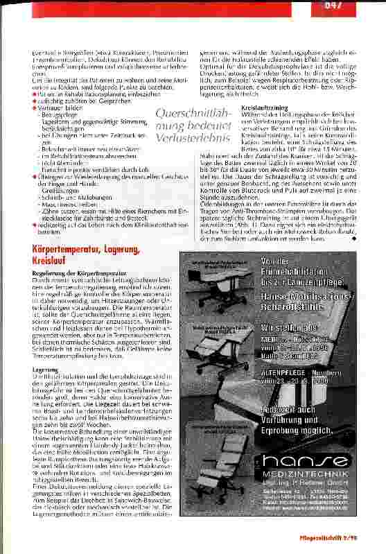 Vorschauseite 6: Rehabilitation ist eine pflegerische Kernaufgabe Pflege bei Querschnittlähmung (Teil 1)